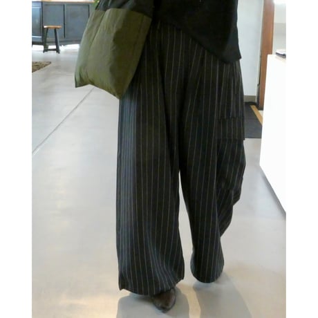 M53. MILITARY BAGGY PANTS  STRIPE