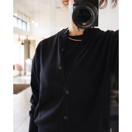 BATONER  BABY WOOL CREW NECK CARDIGAN