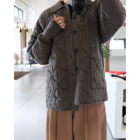 BATONER  QUILTING KNIT COVERALL（WOMAN）