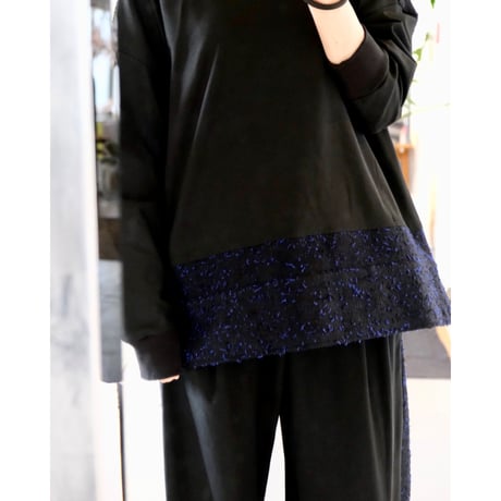 NAKAGAMI （unisex）裾切替プルオーバー