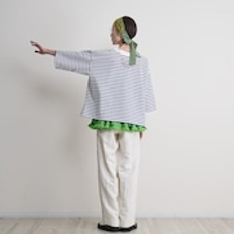 Thomas Magpie Basic Border T-shirt　2263802