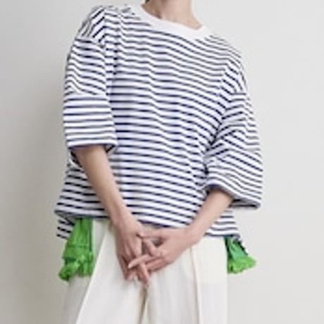 Thomas Magpie Basic Border T-shirt　2263802