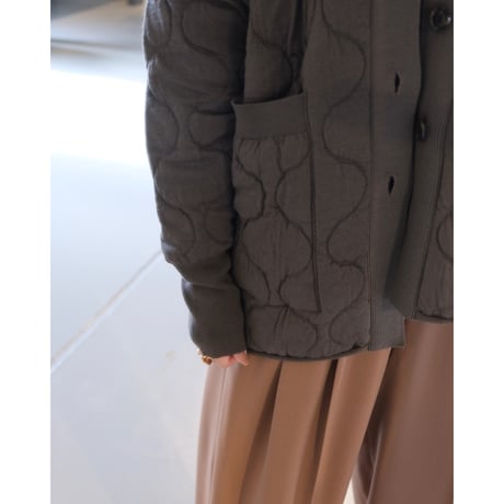 BATONER  QUILTING KNIT COVERALL（WOMAN）