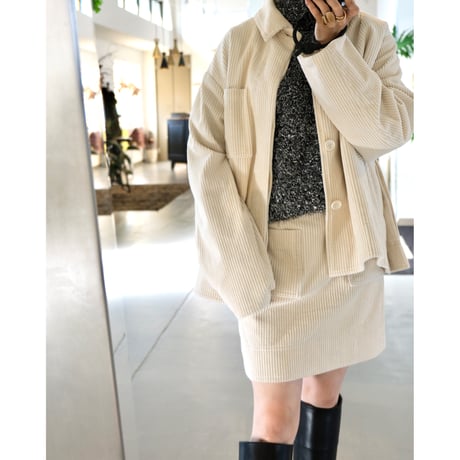 SINME  コーデュロイミニスカート
