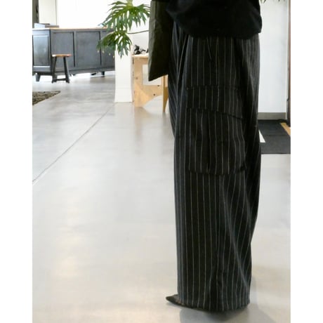 M53. MILITARY BAGGY PANTS  STRIPE