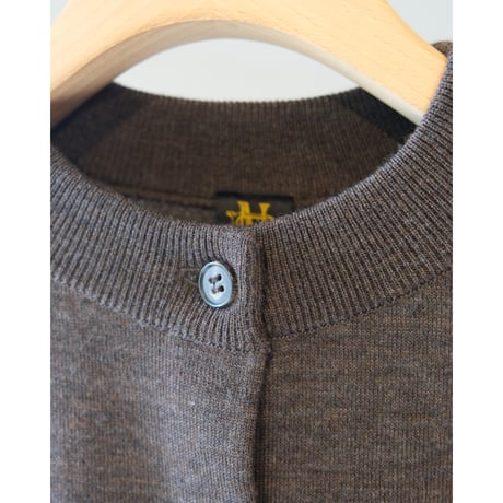 BATONER  BABY WOOL CREW NECK CARDIGAN
