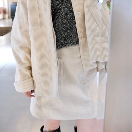 SINME  コーデュロイミニスカート