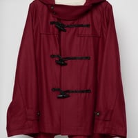 WYTE ウールジャージΔラインショートダッフルご予約金