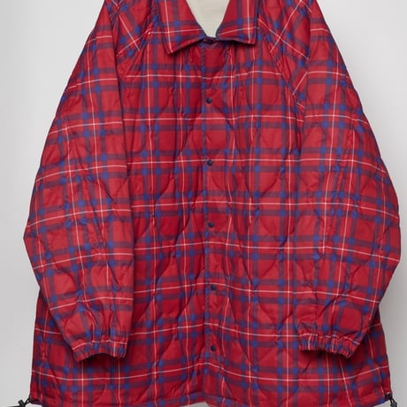 WYTE リバーシブルダウンチェックコートご予約金