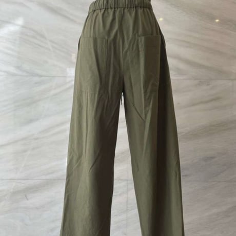 MAXOU 2027/Pre Spring ミリタリークロスストレートパンツご予約金