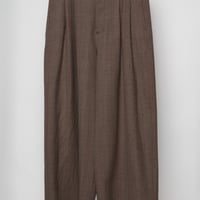 WYTE チェックウールワイドパンツご予約金