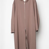 WYTEフーデッドロングカーディガン