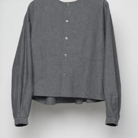 WYTE オーガニックコットンΣラインカラーレスシャツ