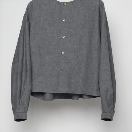 WYTE オーガニックコットンΣラインカラーレスシャツ