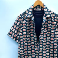 【Lサイズ】KIMONOカジュアルシャツ　扇更