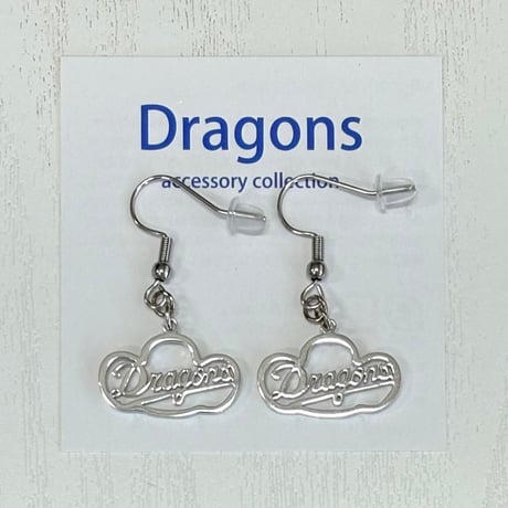 ドラゴンズグッズ　ピアス　種類：D054-ドアラロゴS
