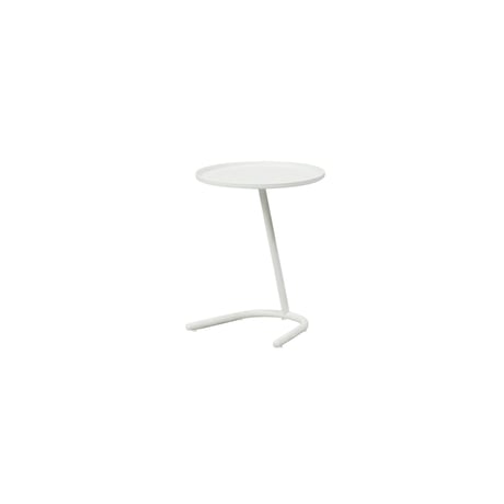 STYLISH ARK SID TABLE / シンプルでスタイリッシュなサイドテーブル / ROUND 38cm / white , black
