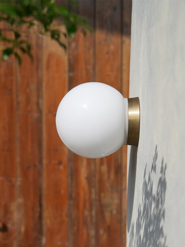 屋内玄関灯 照明器具 ガラス製丸型グローブ 屋内玄関灯 照明器具