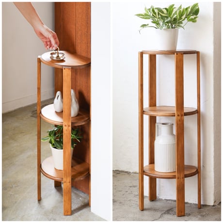 PINE WOOD RACK 03 / ANTIQUE STYLING NEIN MARKE