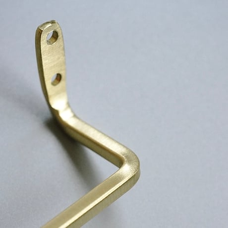 BRASS towel"bar / S , Lサイズ  / シンプルで細身のデザインが美しい真鍮タオルレール