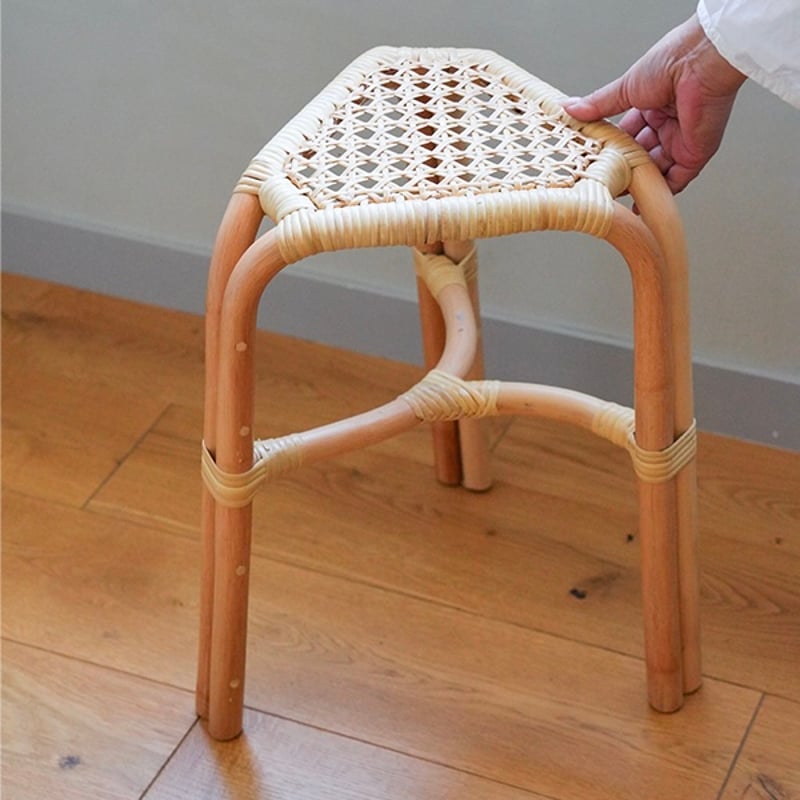 RATTAN STOOL by tuttu / ラタンスツール 三角 / 椅子 / リビング