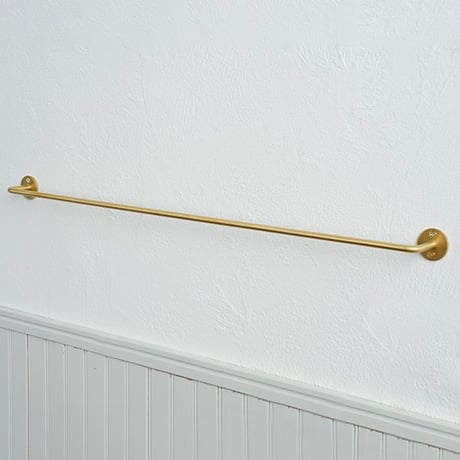 BRASS TOWEL HANGER / S ・ Lサイズ /日々使うごとに経年変化し落ち着いたやわらかい風合いになる真鍮素材のタオルハンガー