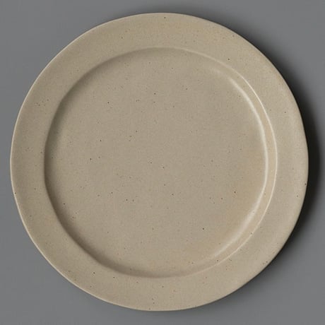 slom round plate / 素材の表情が食卓にあたたかみをもたらす陶食器シリーズ / Mサイズ , Lサイズ