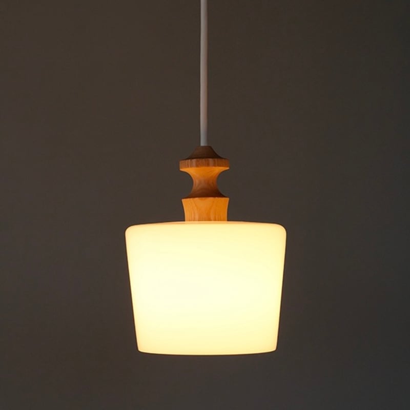 WHITE GRASS × WOOD PENDANT LIGHT / 60 , 150 / ペ