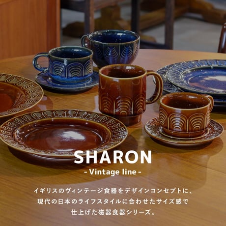 Vintage line plate / 重ねても美しい。食卓を彩るヴィンテージライクなプレート / S Lペア 2枚