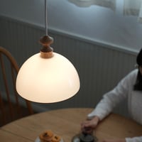 WHITE GRASS × WOOD PENDANT LIGHT / 60 , 150 / ペンダントライト シリンダー 60 ルモーブ