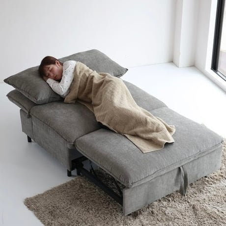 MORDERN 3WAY SOFA BED / BEIGE , GRAY / SOFA , COUCH , BED / シーンに合わせて快適なライフスタイルを実現