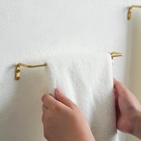 BRASS towel"bar / S , Lサイズ  / シンプルで細身のデザインが美しい真鍮タオルレール