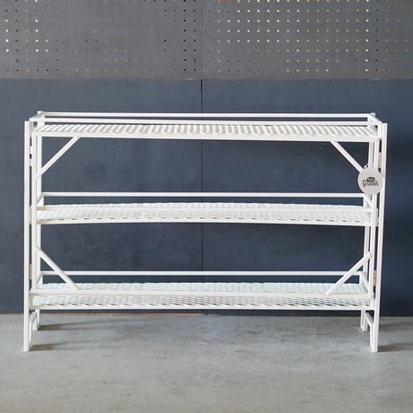 PLANTS SHELF WHITE / シャープなデザインの植物ラック / 3段 , 4段