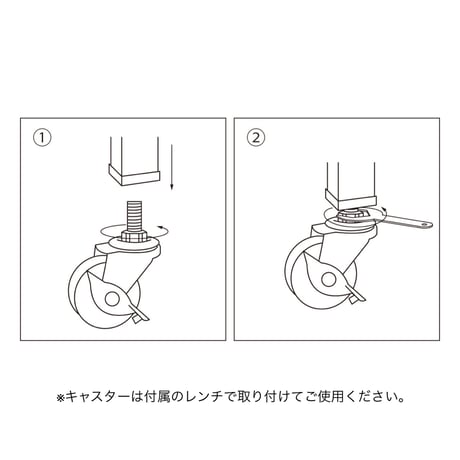 KITCHEN WAGON / INDUSTRIAL / 無機質で存在感のあるデザインのキッチンワゴン /