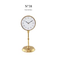 N°38 TABLE CLOCK / ANTIQUE GOLD アンティークな雰囲気を演出するテーブルクロック