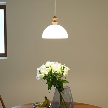 WHITE GRASS × WOOD PENDANT LIGHT / 60 , 150 / ペンダントライト シリンダー 60 ルモーブ