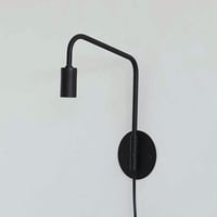 BRACKET LIGHT / Sサイズ / シンプルでスタイリッシュなブラケットライト / GRAY , BLACK / E17口径 LED電球専用 / HS3245