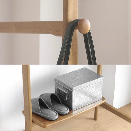 HANGER RACK / 木の表情と軽やかな抜け感が心地よいターンハンガーラック