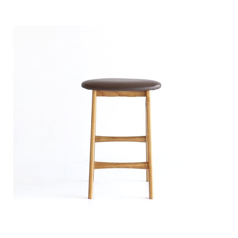 Folding Stool / アッシュ無垢材のフォールディングハイスツール / 合