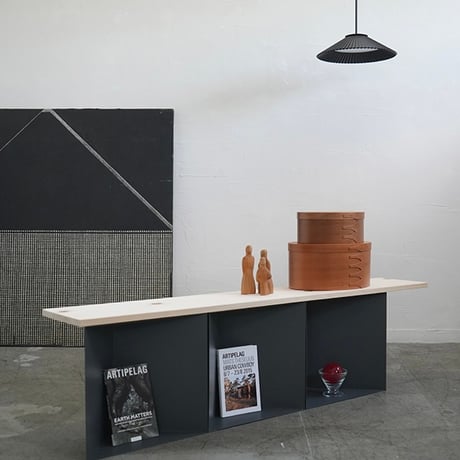 SKARV cube shelf / DGY / 用途や寸法を決めて 自由に家具を構想できるキューブシェルフ / 2個セット商品