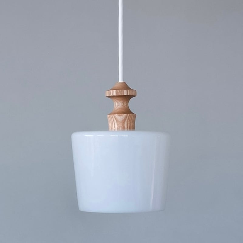 WHITE GRASS × WOOD PENDANT LIGHT / 60 , 150 / ペ