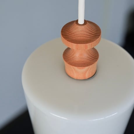 WHITE GRASS × WOOD PENDANT LIGHT / 60 , 150 / ペンダントライト シリンダー 60 ルモーブ