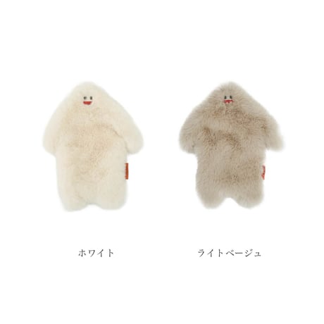 SHOULDER POUCH NOOKs / white , beige / どこへでも一緒に連れていきたくなる愛らしいショルダーポーチ