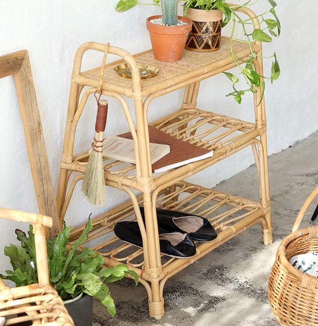 RATTAN SHELF 03 / ナチュラルなスタイリングに丈夫なラタンラック / 3