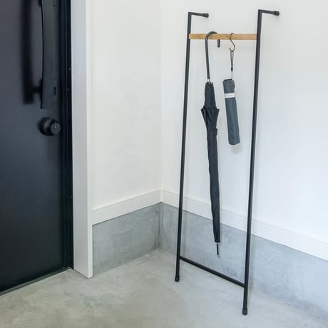 IRON + WOOD WALL HANGER / スタイリッシュなラダー収納ハンガー / アンブレラスタンド