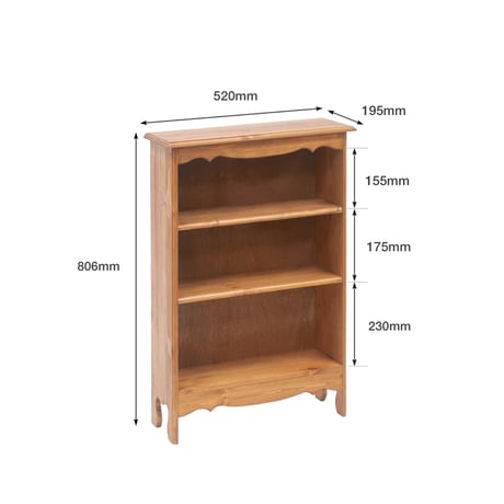 PINE WOOD SHELF / 棚は段ごとに高さを変えた3段仕様のパインウッドシェルフ / 収納棚