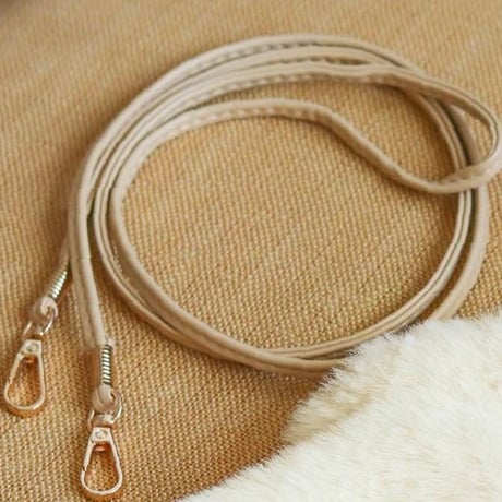 SHOULDER POUCH NOOKs / white , beige / どこへでも一緒に連れていきたくなる愛らしいショルダーポーチ
