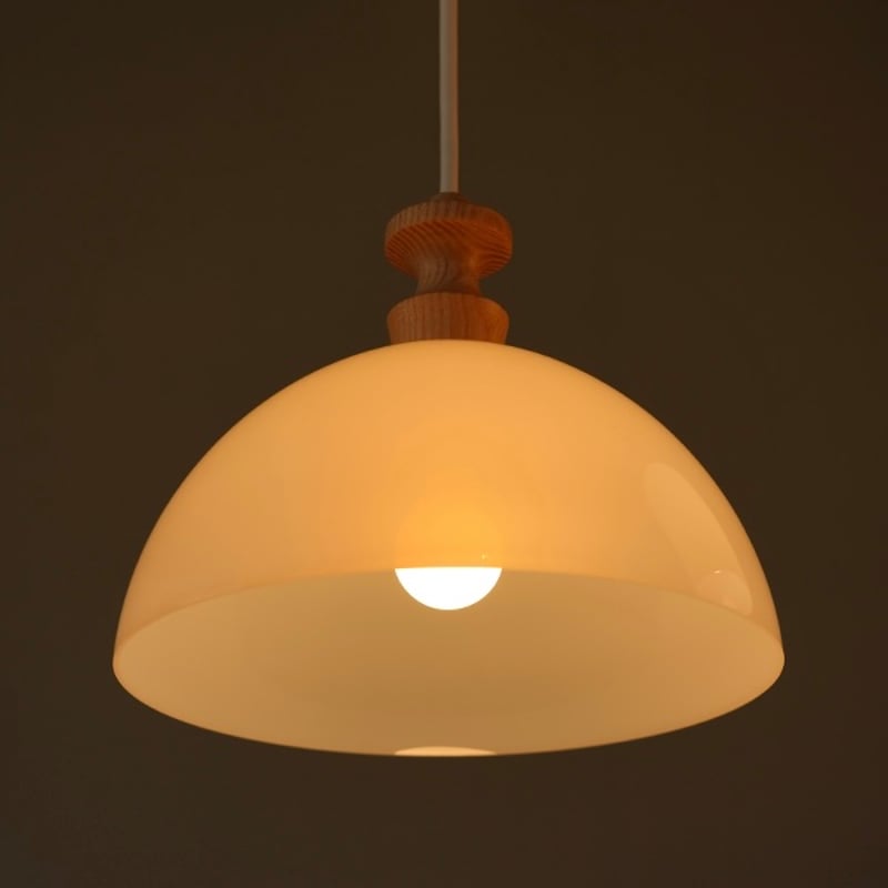 WHITE GRASS × WOOD PENDANT LIGHT / 60 , 150 / ペ