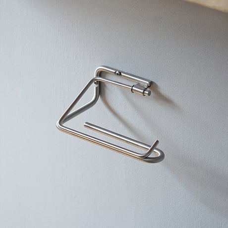 ren ステンレス トイレットペーパーホルダー  / シンプルさと機能美を兼ね備えた真鍮製ハウスパーツ / シングルタイプ