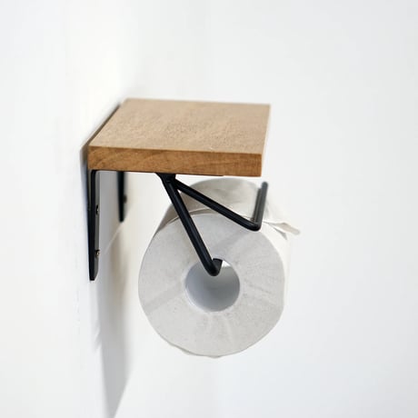 toilet PAPER HOLDER SINGLE  / クールな装いながらすっきりとしたデザインのトイレットペーパーホルダー / ANTIQUE GOLD , BLACK , GRAY